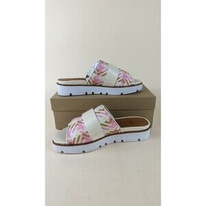 Gentle Souls Lavern Strap Slides Platform Sandals Womens 9 M Pink Shoes $189 NWB